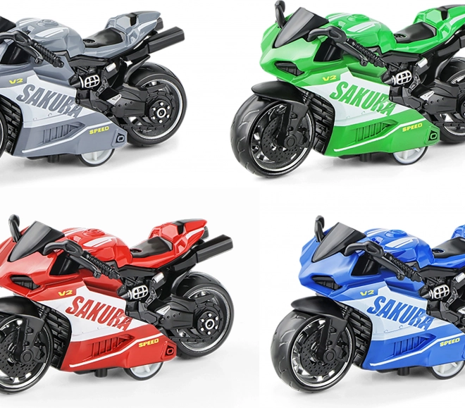Supersport Motorrad zum Aufziehen