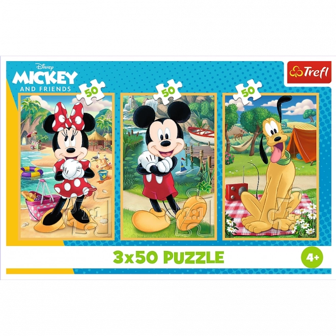 Disney Puzzle Micky Maus Urlaub