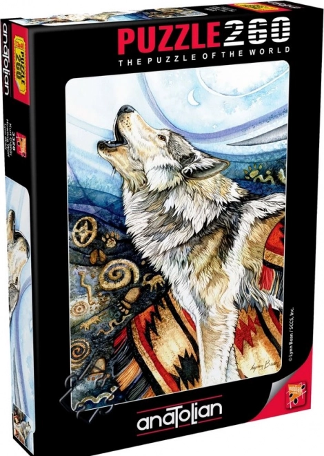 Puzzle Heulender Wolf 260 Teile