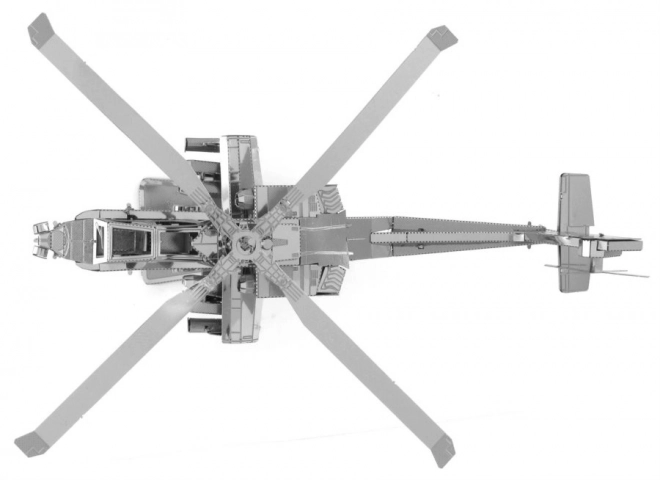 3D-Puzzle Modellhubschrauber AH-64 Apache von Metal Earth