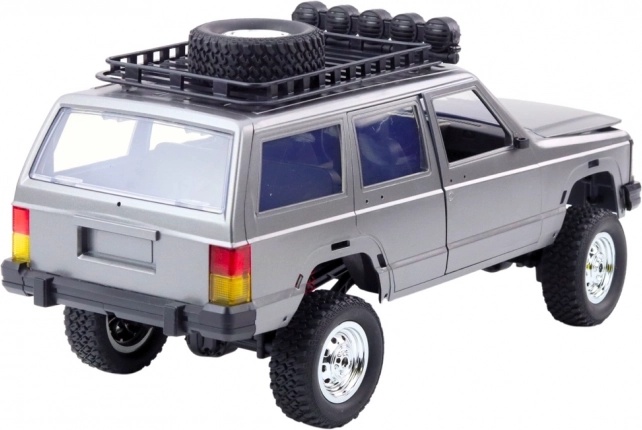 Unterhaltsames RC-Geländewagen 4x4 Silber 1:12