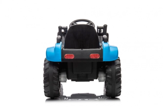 Elektrischer Kindertraktor mit Schaufel blau