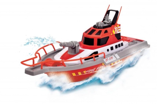 Ferngesteuertes Feuerwehrboot