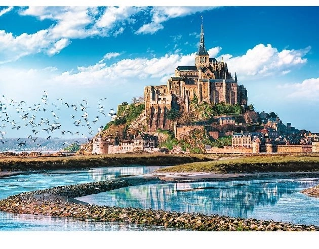 Puzzle 1000 Teile Mont Saint-Michel Frankreich