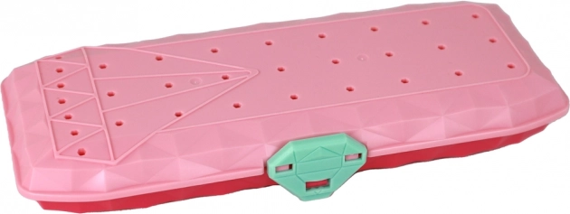 Kompaktes und praktisches rosa Etui
