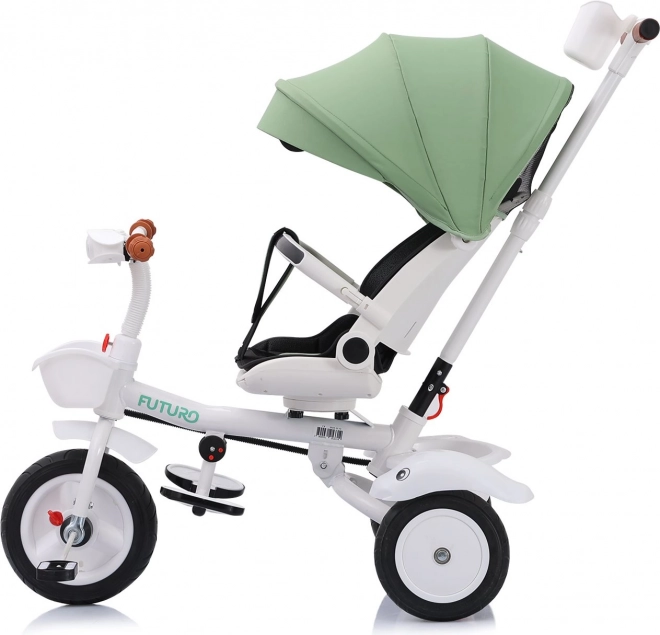 Chipolino Dreirad mit Verdeck Futuro 2-in-1 Grün