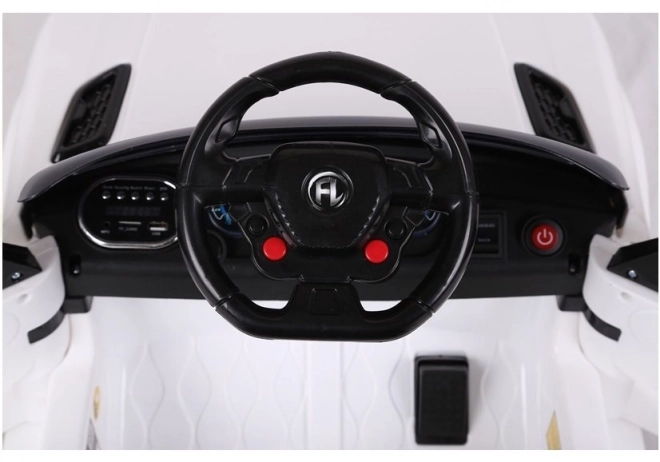 Akku Auto Weiß