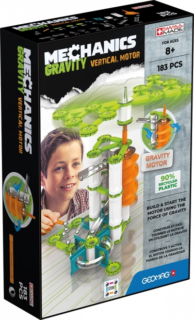 Mechanik Gravity RE Vertikalmotor Magnetisches Baukasten-Set