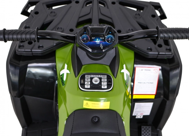 Kinder Elektro-Quad XT-Speed 4x4 grün mit EVA-Rädern und LED-Lichten