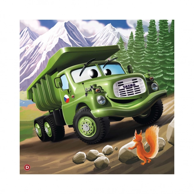 Kinderpuzzle Tatra 60 Teile