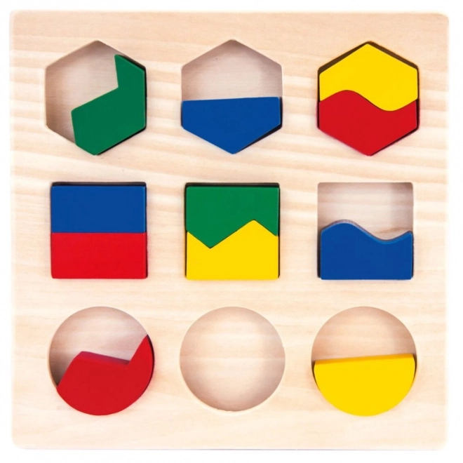 Geometrische Puzzle Formen Und Farben