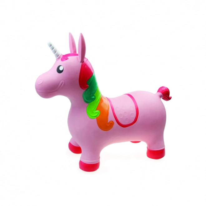 Hüpfendes Tier Einhorn - Rosa