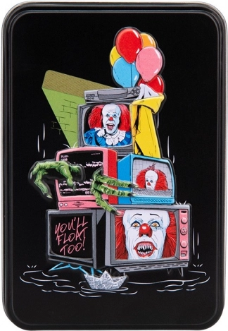 Spielkarten Pennywise in einer Blechbox