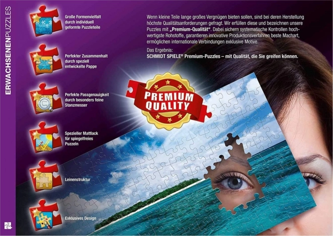 Puzzle Haus am Strand 1000 Teile
