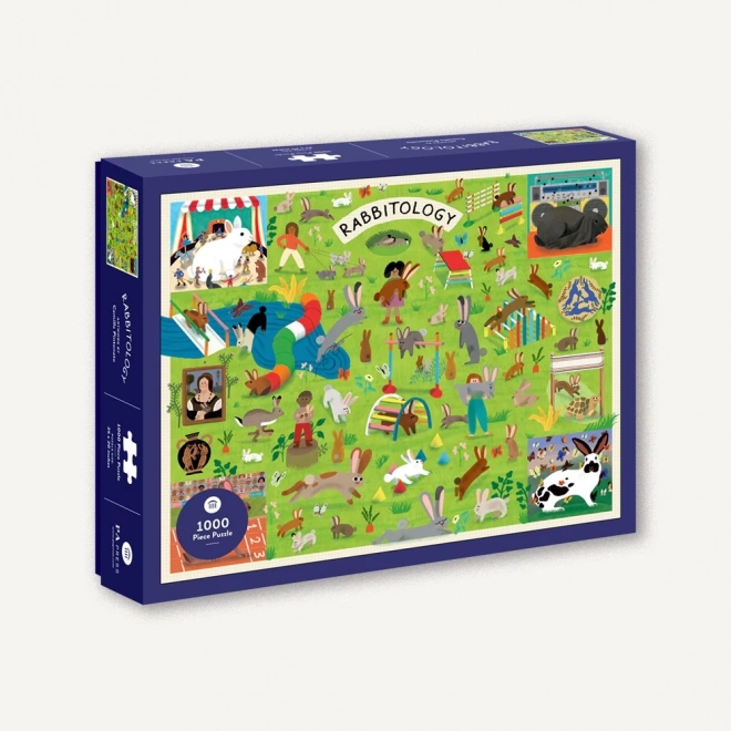 Puzzle Králíkologie 1000 Teile von Chronicle Books