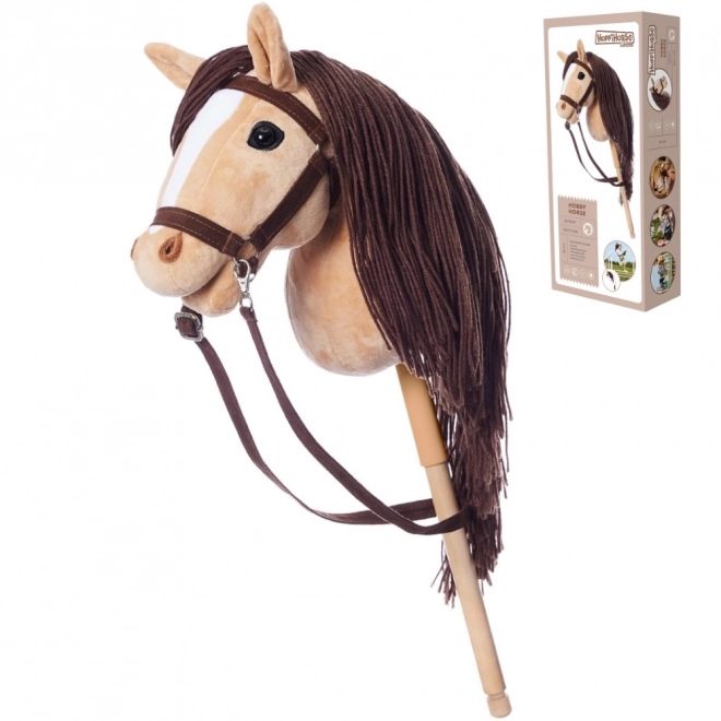 Stabpferd Hobby Horse Hoppihorse Beige