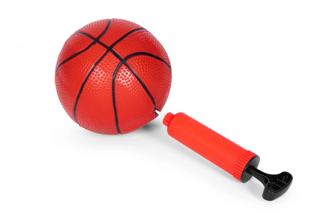 Kinder-Basketballkorb mit verstellbarer Höhe und Pumpe