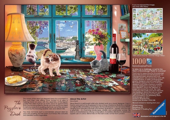 Ravensburger Puzzle Tisch für Puzzleliebhaber 1000 Teile