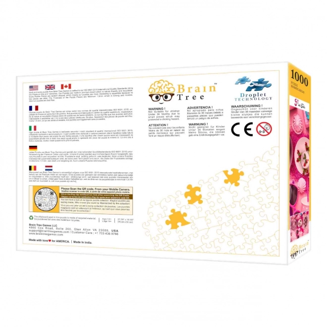 Puzzle Brain Tree Rosafarben gedeckt