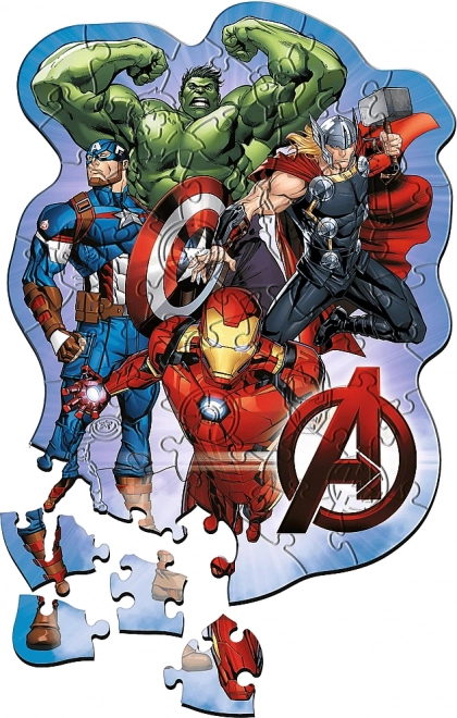 Holzpuzzle Avengers Abenteuer 50 Teile