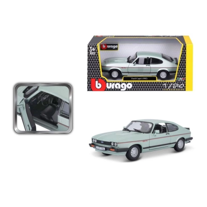 Bburago Ford Capri 1982 Modellauto hellgrün