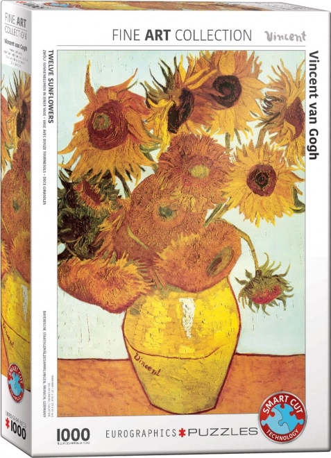 Eurographics Puzzle Zwölf Sonnenblumen