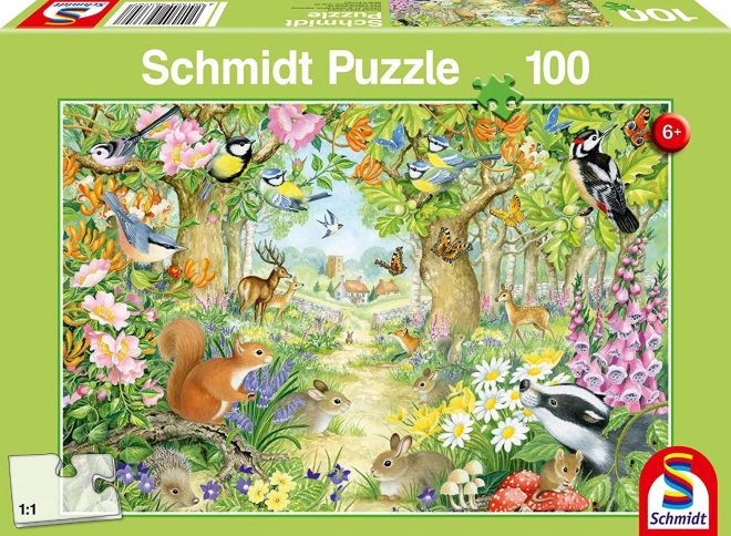 Schmidt Puzzle Im Wald 100 Teile