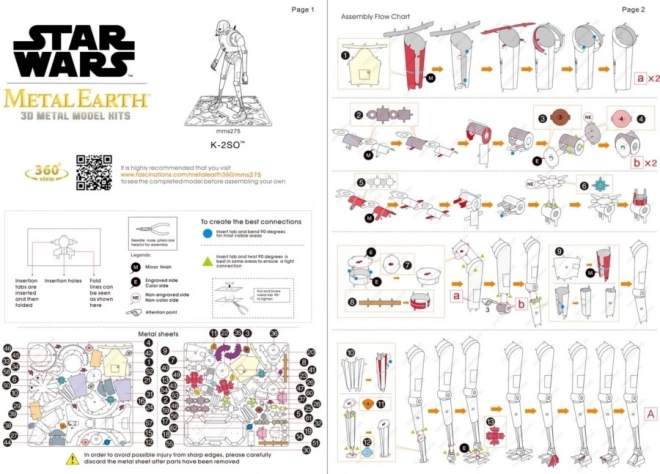 3D-Puzzle K-2SO aus Star Wars Rogue One