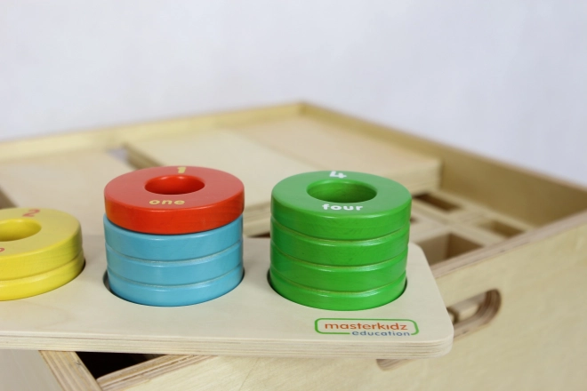 Montessori Spiel MusterKidz Spiel für Farben, Größen und Zählen