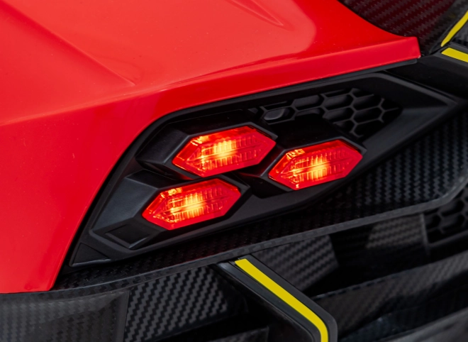 Kindersportwagen Lamborghini Invencible Rot