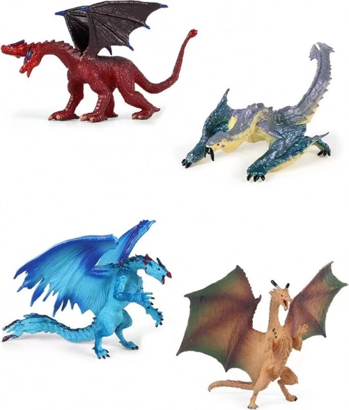 Satz Drachenfiguren 12 cm (2 Stk.)