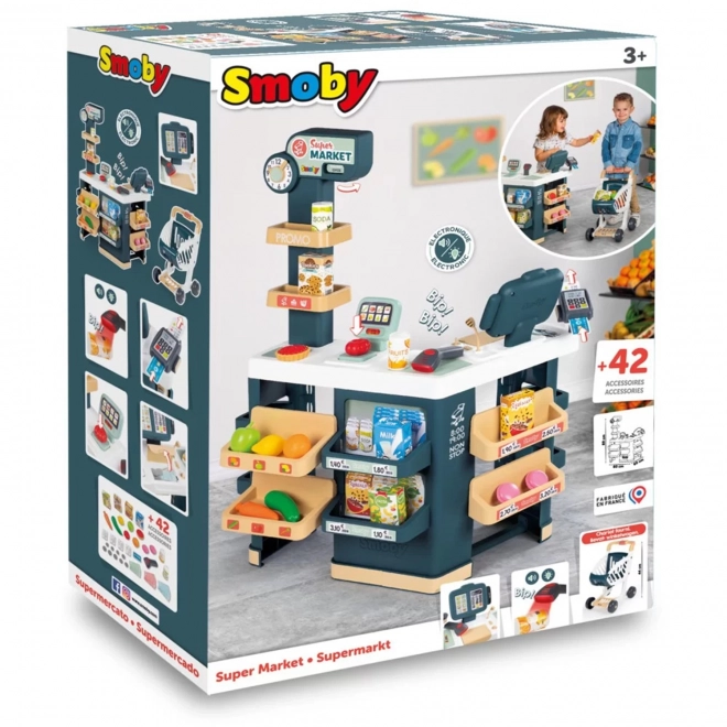 Supermarkt Spielset mit Kasse und Zubehör