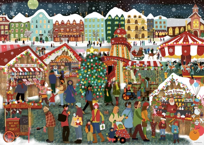 Ravensburger Puzzle Weihnachtsmarkt 1000 Teile