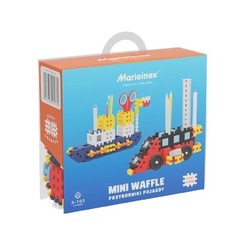 Konstruktionsspielzeug Mini Waffle - Fahrzeuge Organizer 140 Teile