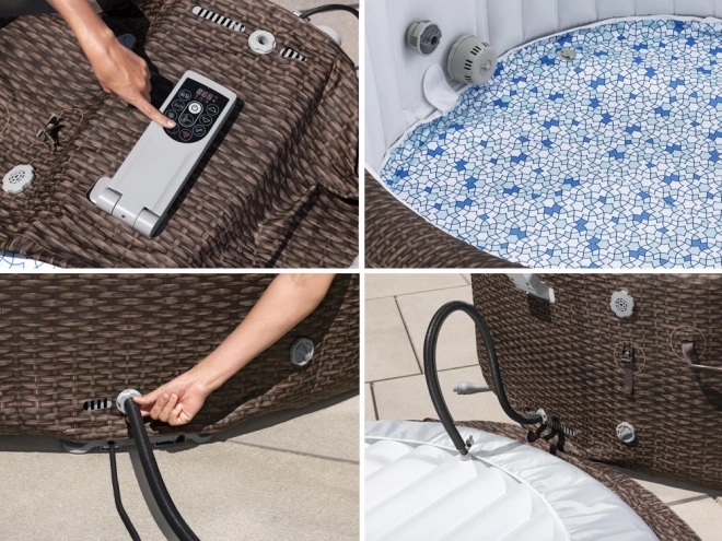 Aufblasbarer Whirlpool mit AirJet-System Bestway Lay-Z-Spa Bali