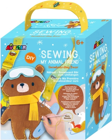 Kreativset zum Nähen tierischer Freunde – Teddybär