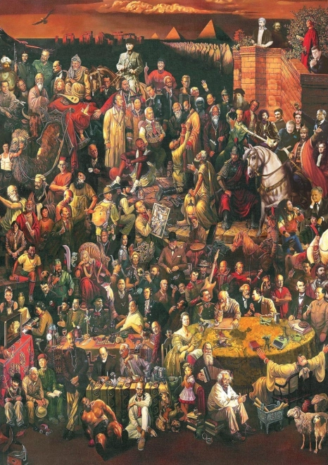 Puzzle mit 113 Persönlichkeiten - 1500 Teile