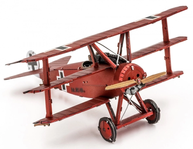 3D-Metallpuzzle Fokker Dr. I Dreidecker