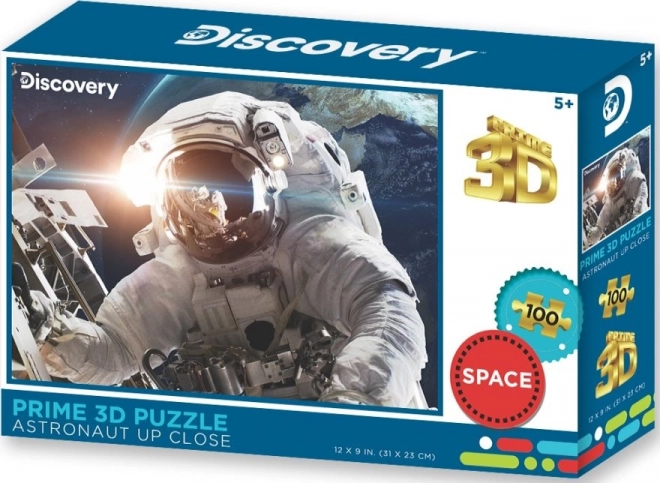 Prime 3D Puzzle Astronaut Nahaufnahme 100 Teile