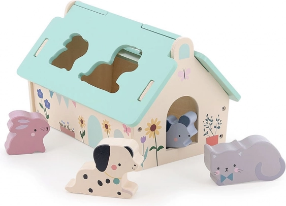 Vilac Holzeinsetzhaus für Tiere