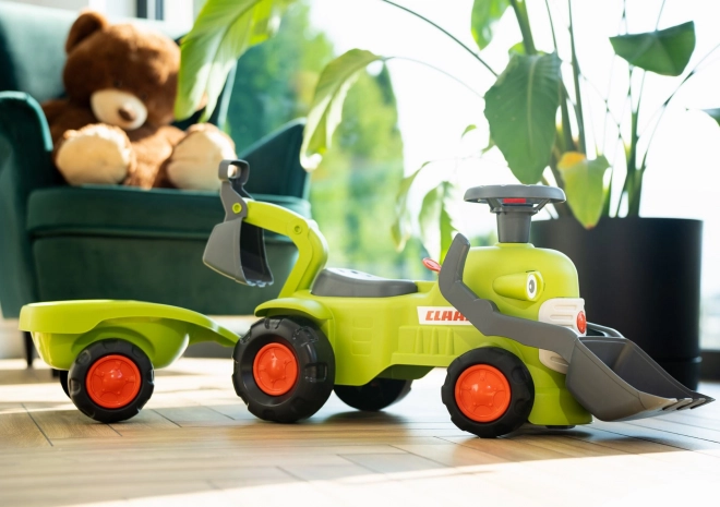 Falk Traktor mit Anhänger und Schaufel