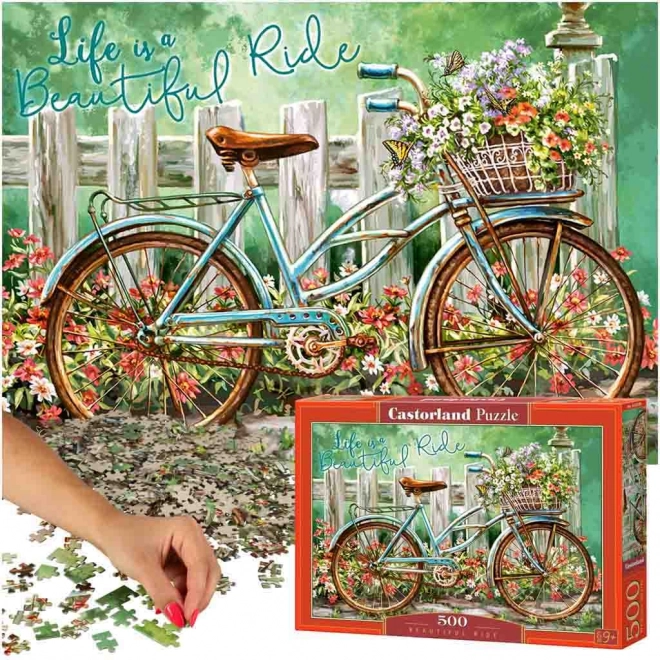 Puzzle Fahrradfahrt 500 Teile CASTORLAND