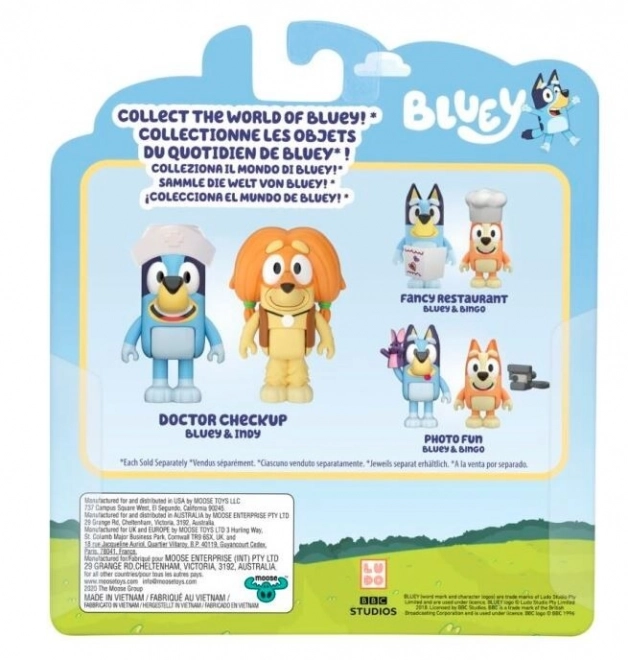 Bluey Spielfiguren Arztbesuch 2er-Set