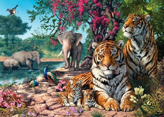 Puzzle Castorland Tiger Zuflucht 300 Teile