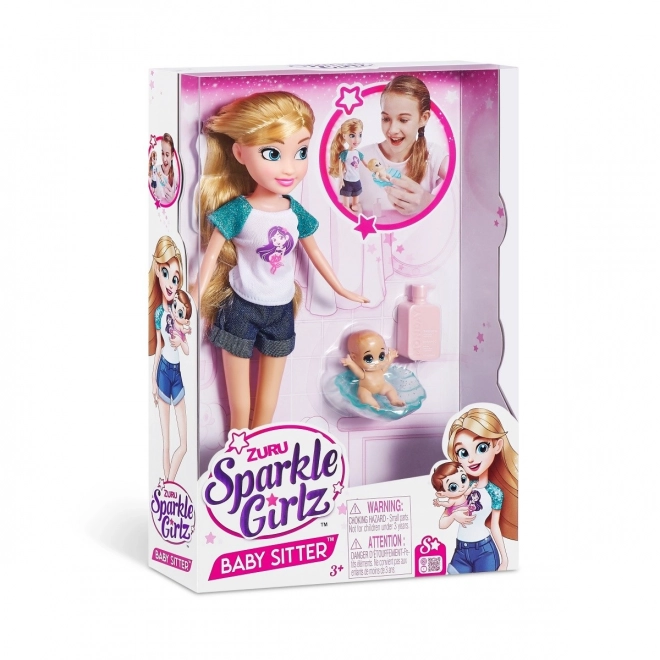 Sparkle Girlz Babysitter Puppenset