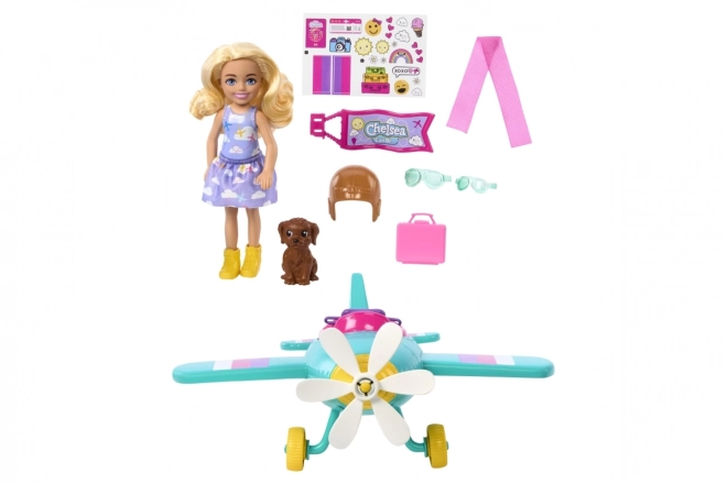 Barbie Chelsea und Flugzeug Spielset