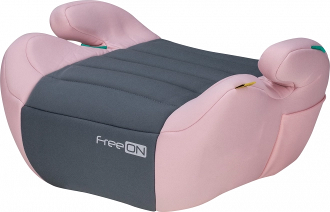 FreeON Autositz Booster Comfy i-Size für Kinder, Pink-Grau