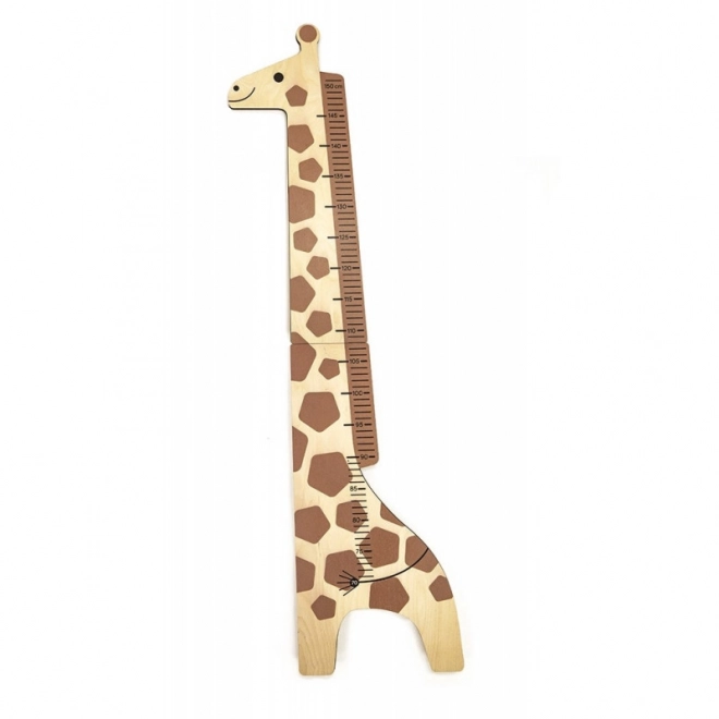 Wachstumsmesser Giraffe aus Holz für Kinder