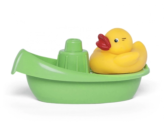 Boot mit Ente für die Badewanne