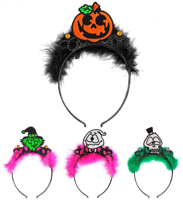 Halloween-Kopfschmuck mit 4 Mustern